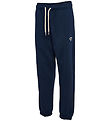 Hummel Sweatpants - HmlJR - Dress Blues w. Logo