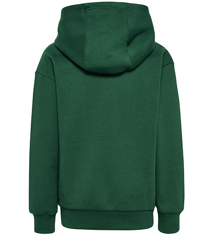Hummel Hoodie - HmlJR - Dark Green w. Logo