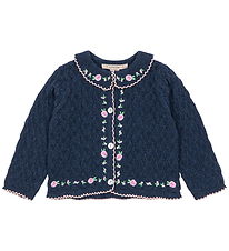 Konges Sløjd Cardigan - Knitted - Rosier - Ensign Blue