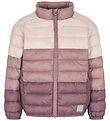 MarMar Vadderad jacka - Skuld - Plum Shadow Block