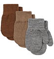 Konges Sløjd Fäustlinge - Wolle/Acryl - Filla - 3er-Pack - Grey 