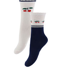 Konges Sløjd Socks - Bamboo - 2-Pack - Cherry
