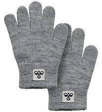 Hummel Gloves - 2-Pack - Knitted - HmlJr - Grey Melange