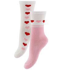 Konges Sløjd Socks - Bamboo - 2-Pack - Heart