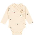 Konges Sløjd Wrap Bodysuit l/s - Sui - Cherry