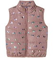 Name It Puffer Vest - NmfMylane - Woodrose w. Bow ties