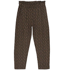 Minymo Trousers - AOP - Cotton/Modal - Chocolate Chip