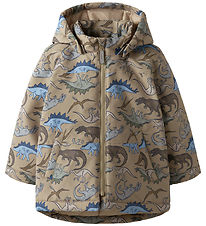 Name It Winter Coat - Noos - NmmMax - Silver Mink/Dino