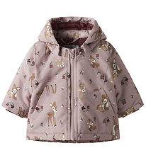 Name It Winter Coat - NbfMaxi - Violet Ice/BAMBI