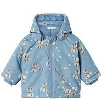 Name It Winter Coat - NbmMax - Rain Washed/Elephant