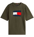 Tommy Hilfiger T-Shirt - Vlag Archief - Tin Green