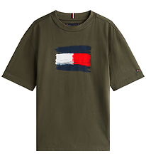 Tommy Hilfiger T-shirt - Flag Archive - Pewter Green