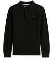 Tommy Hilfiger Polo shirt - Piqué - Black w. Logo