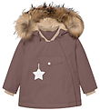 Mini A Ture Talvitakki - MatWang Fleece/Turkis - Pippuri Plum