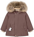 Mini A Ture Winter Coat - MatWally Fleece/Fur - Peppercorn Plum