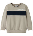 Name It Sweatshirt - NmmVance - Iceland Fossil w. Black