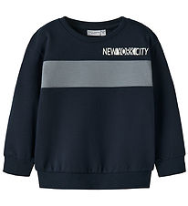 Name It Sweatshirt - NmmVance - Navy Blazer w. Light Blue