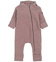 Mikk-Line Pramsuit w. Hood - Wool - Twilight Mauve