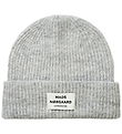 Mads Nørgaard Beanie -Wool/Acrylic - Tosca Anju - Light Grey Mel