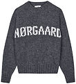 Mads Nørgaard Bluse - Strick - Crash Tilonina - Charcoal Melange