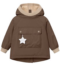 Mini A Ture Winter Coat - MatBaby Wen Fleece Anorak - Chestnut B