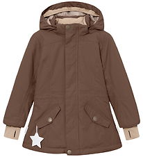 Mini A Ture Winter Coat - MatVelaja - Chestnut Brown