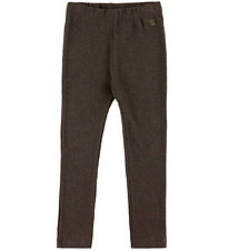 VACVAC Leggings - Scarlet - Rib - Dark Brown Melange