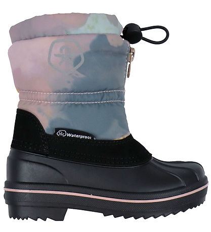 Color Kids Winter Boots - Wool - Woodrose w. Print