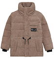 Color Kids Puffer Jacket - Corduroy - String - Fossil