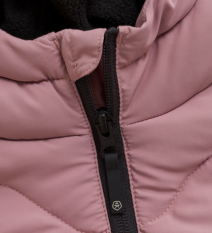 Color Kids Puffer Jacket - Quilt - Woodrose
