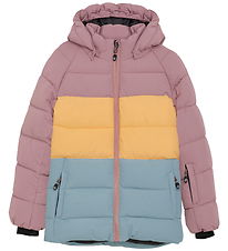 Color Kids Puffer Jacket - Quilt - Woodrose