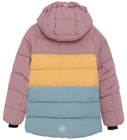 Color Kids Puffer Jacket - Quilt - Woodrose