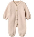 Wheat Jumpsuit - Wool fleece - Levi - Pale Lilac