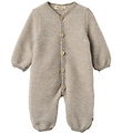 Wheat Jumpsuit - Wool fleece - Levi - Khaki Melange