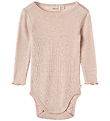 Wheat Body I/e - Ull/Silke - Liea - Pale Lilac m. Hullmønster