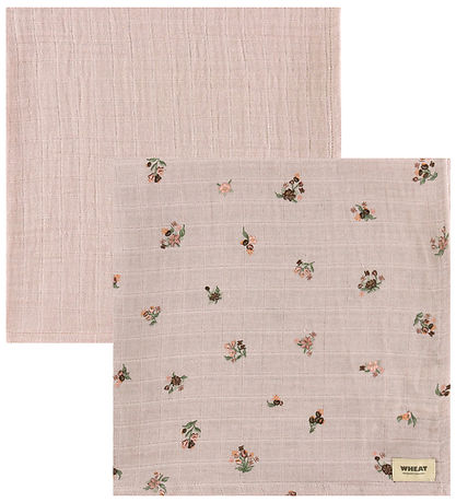 Wheat Muslin Cloths - 2-Pack - 65x65 cm - Muslin Kaja - Soft Lil