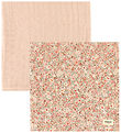 Wheat Muslin Cloths - 2-Pack - 65x65 cm - Muslin Kaya - Rose Dus