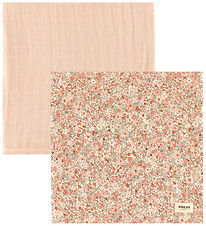 Wheat Muslin Cloths - 2-Pack - 65x65 cm - Muslin Kaya - Rose Dus