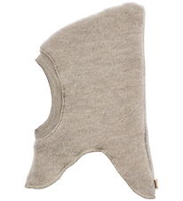 Wheat Balaclava - Wool fleece - Single Layer - Eli - Khaki Melan