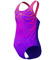 Speedo Swimsuit - Digital Placement Splashback - Purple/Pink