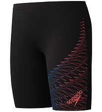 Speedo Badebukser - Medley Logo - Sort m. Rød