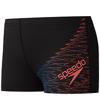Speedo Badebukser - Medley Logo - Sort m. Rød