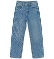 The New Jeans - Straight Fit - TnPrue - Light Blue Denim w. Brod