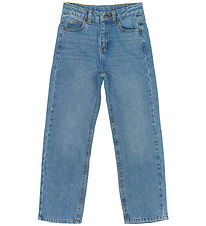 The New Jeans - Straight Fit - TnPrue - Light Blue Denim w. Brod