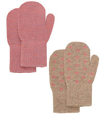 CeLaVi Mittens - Wool/Nylon - 2-Pack - Brick Dust