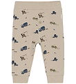 Minymo Sweatpants - Oxford Tan w. Work Machines