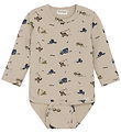 Minymo Body I/e - Svette - Oxford Tan m. Arbeidsbiler