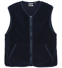 Minymo Fleece Vest - Teddy - Parijse Nacht
