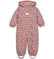 Minymo Snowsuits - Peach Whip w. Flowers