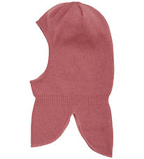 Minymo Bivakmuts - Wol/Acryl - 2-lag - Verdord Rose
